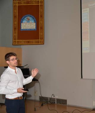 Un alumno de la UPCT reconstruye en 3D el sótano de la Escuela de